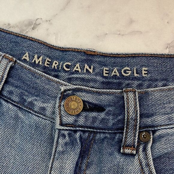 American Eagle Mom Shorts Cuffed Hem 6 - Picture 4 of 6